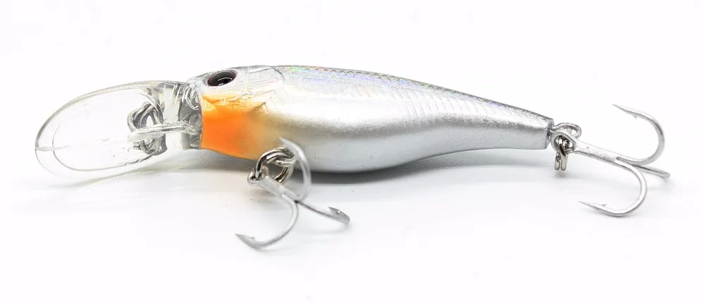 AOCLU Floating Wobbler Jerkbait 40mm 2.5g Diving 0.8m Deep Small Minnow Shad Crank Lure Bass Trout Mackerel Boat Inshore Fishing