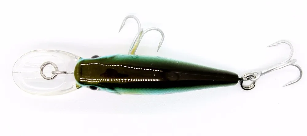 AOCLU Floating Wobbler Jerkbait 40mm 2.5g Diving 0.8m Deep Small Minnow Shad Crank Lure Bass Trout Mackerel Boat Inshore Fishing