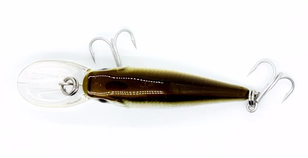 AOCLU Floating Wobbler Jerkbait 40mm 2.5g Diving 0.8m Deep Small Minnow Shad Crank Lure Bass Trout Mackerel Boat Inshore Fishing