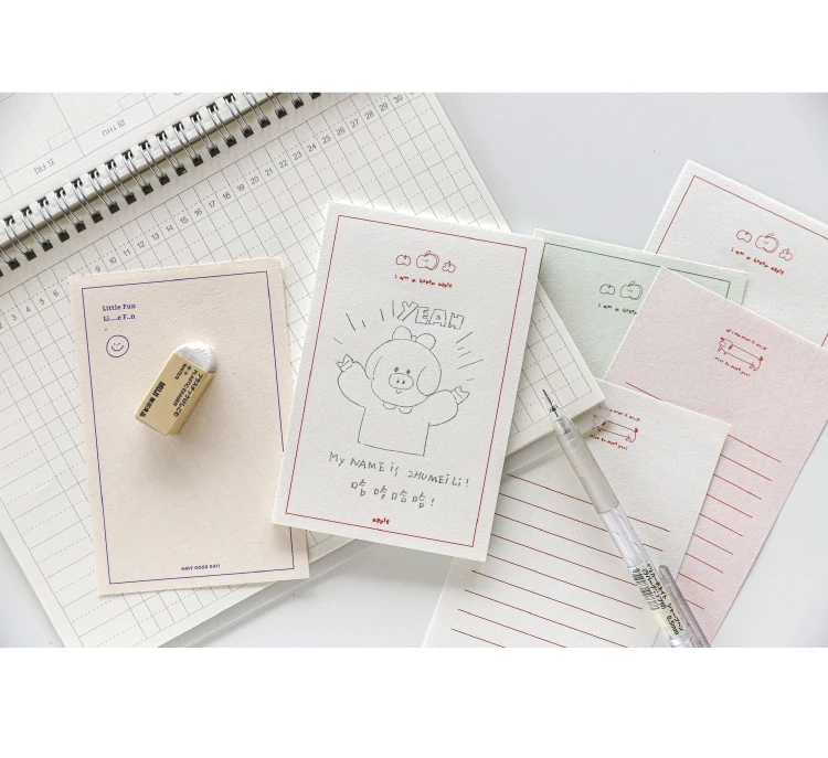 Yoofun 30 Sheet North Island Holiday Series Memo Pad WordBook Portable Plan Pad Message Notepads Journal Note Kawaii Stationery
