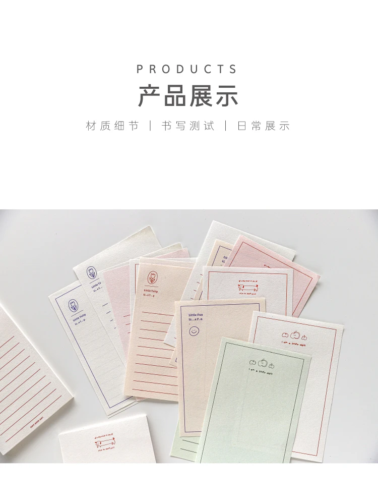 Yoofun 30 Sheet North Island Holiday Series Memo Pad WordBook Portable Plan Pad Message Notepads Journal Note Kawaii Stationery