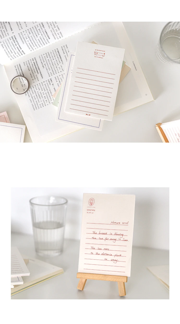 Yoofun 30 Sheet North Island Holiday Series Memo Pad WordBook Portable Plan Pad Message Notepads Journal Note Kawaii Stationery