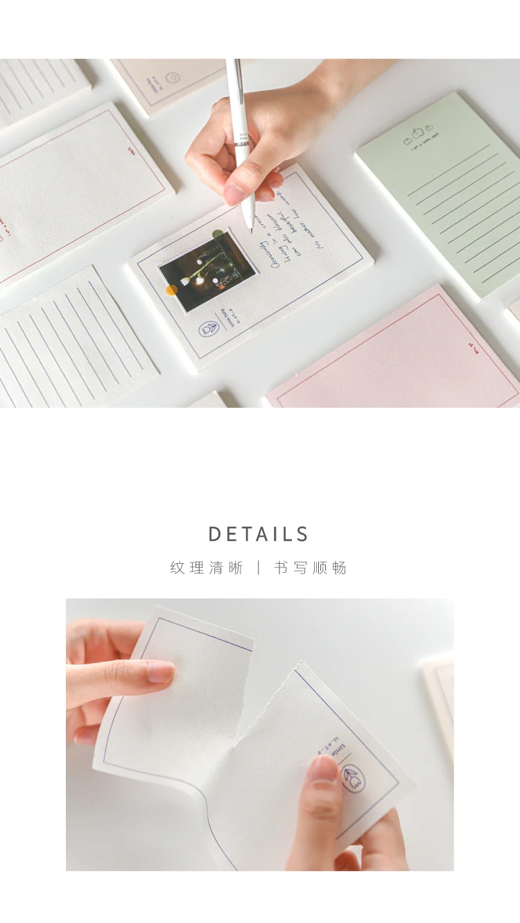 Yoofun 30 Sheet North Island Holiday Series Memo Pad WordBook Portable Plan Pad Message Notepads Journal Note Kawaii Stationery
