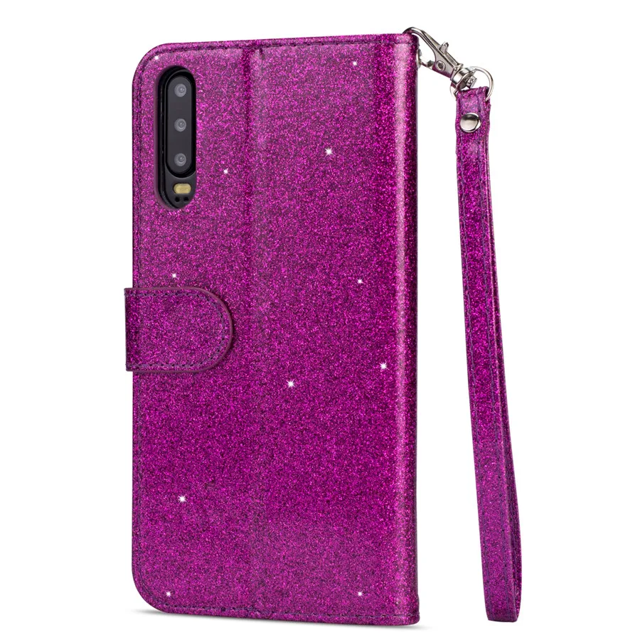Fashion Glitter Wallet Card Slots Flip Leather Case For Samsung Galaxy S26 Ultra S25 Plus S24 FE S23 A16 A17 A36 A37 A55 A56 A57