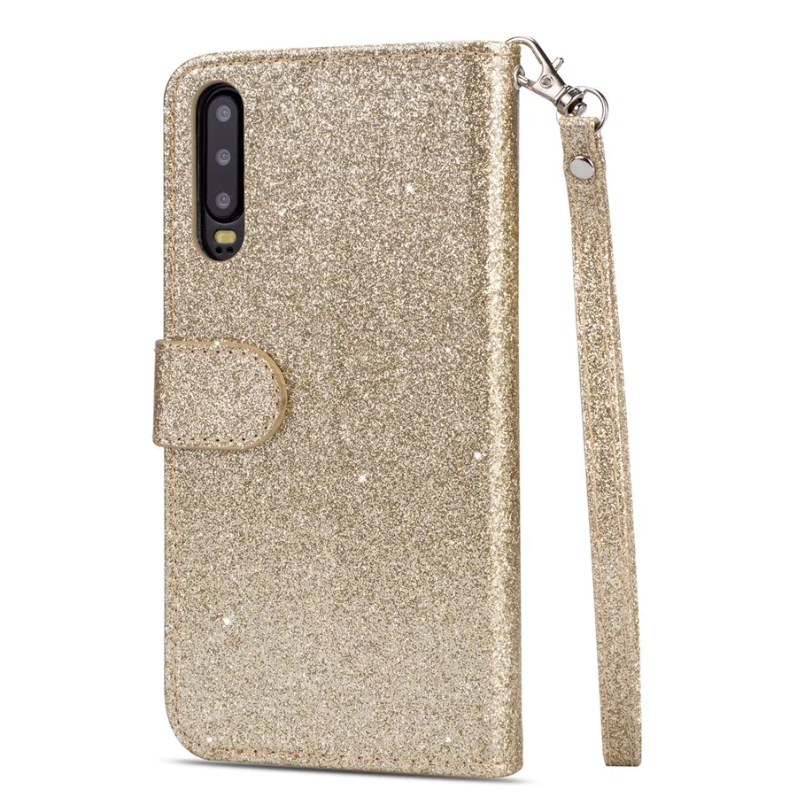 Fashion Glitter Wallet Card Slots Flip Leather Case For Samsung Galaxy S26 Ultra S25 Plus S24 FE S23 A16 A17 A36 A37 A55 A56 A57