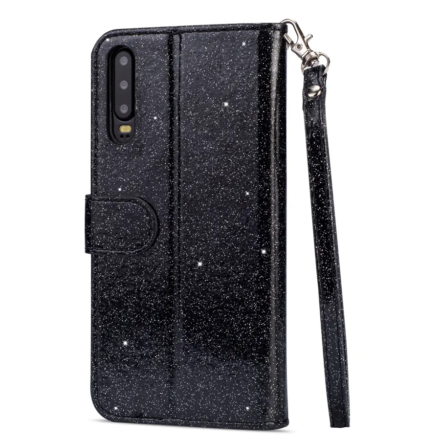 Fashion Glitter Wallet Card Slots Flip Leather Case For Samsung Galaxy S26 Ultra S25 Plus S24 FE S23 A16 A17 A36 A37 A55 A56 A57