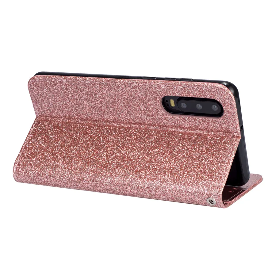 Fashion Glitter Wallet Card Slots Flip Leather Case For Samsung Galaxy S26 Ultra S25 Plus S24 FE S23 A16 A17 A36 A37 A55 A56 A57