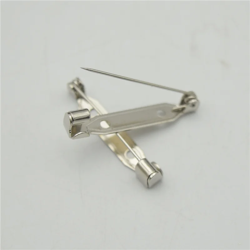 100pcs High Quality Safety pin Brooch Base Back Bar Badge Holder Brooch Pins DIY Jewelry Finding