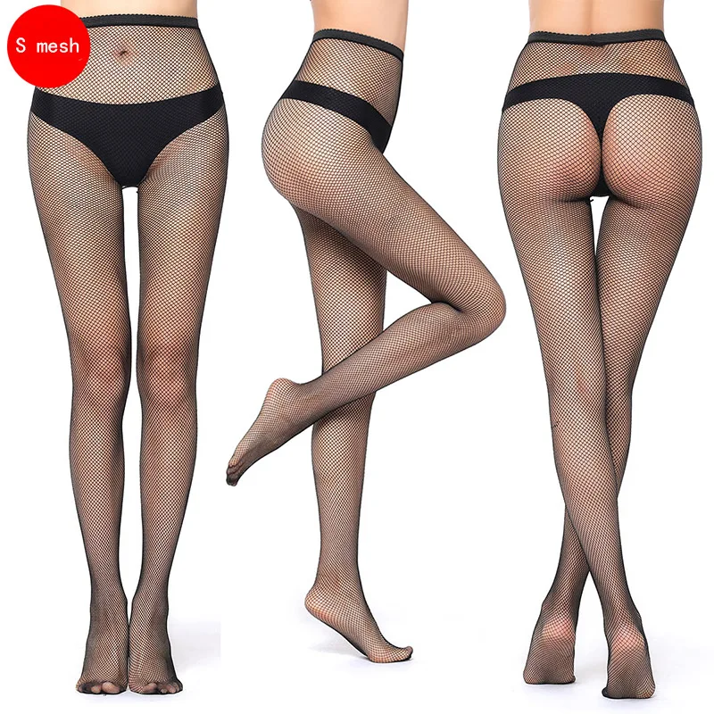 Women Fashion Hollow Out Sexy Pantyhose Black Tights Fishnet Stockings Club Party Hosiery Female Lingerie Girls Thigh Mesh Socks