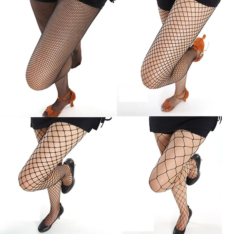 Women Fashion Hollow Out Sexy Pantyhose Black Tights Fishnet Stockings Club Party Hosiery Female Lingerie Girls Thigh Mesh Socks