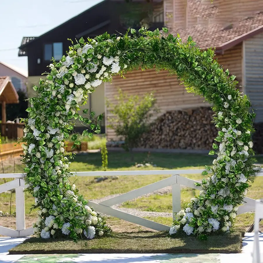4/10M Artificial Plant Green Ivy Leaf Garland Fake Plant Creeper Hanging Vine Outdoor DIY Garden Wall Wedding Party Home Decor