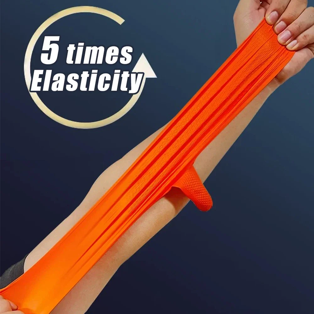 Heavy Duty Disposable Nitrile Gloves 8Mil Extra Thick Mechanic Glove with Textured Grip Antislip Safety Work Gloves