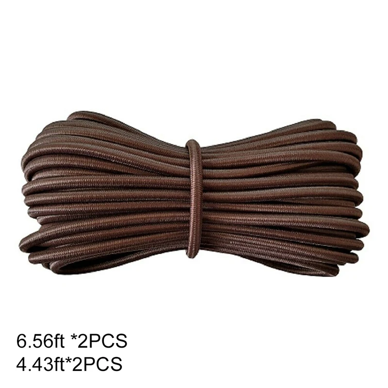 4Pcs Elastic Cord Camp Bed Rest Folding Chair Accessory Binding Rope Stable For Zero Gravity Reclining Garden Sun Lounger Chairs