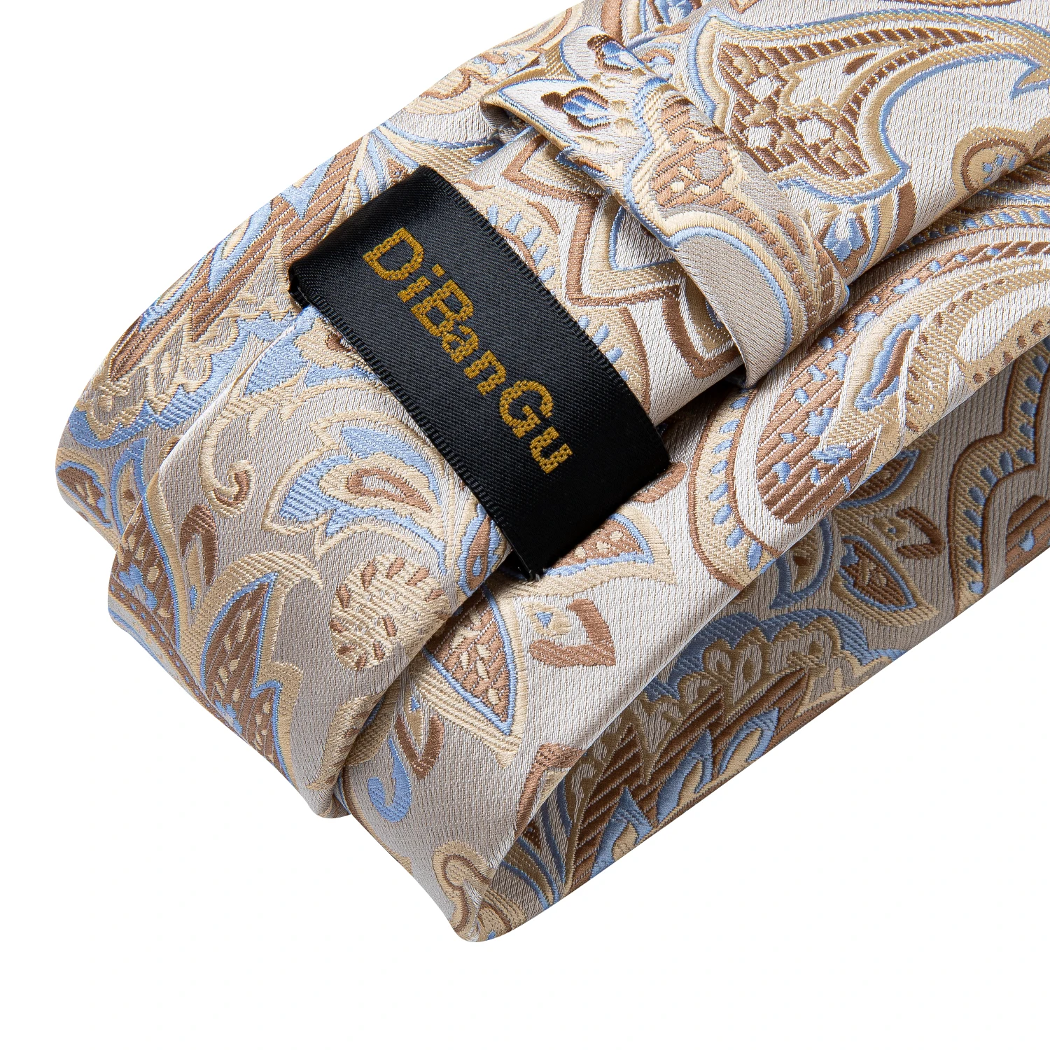 Fashion Paisley Men's Ties Gold Teal Green Black Tie For Men 8cm Business Wedding Accessories Cravat Gift For Men DiBanGu