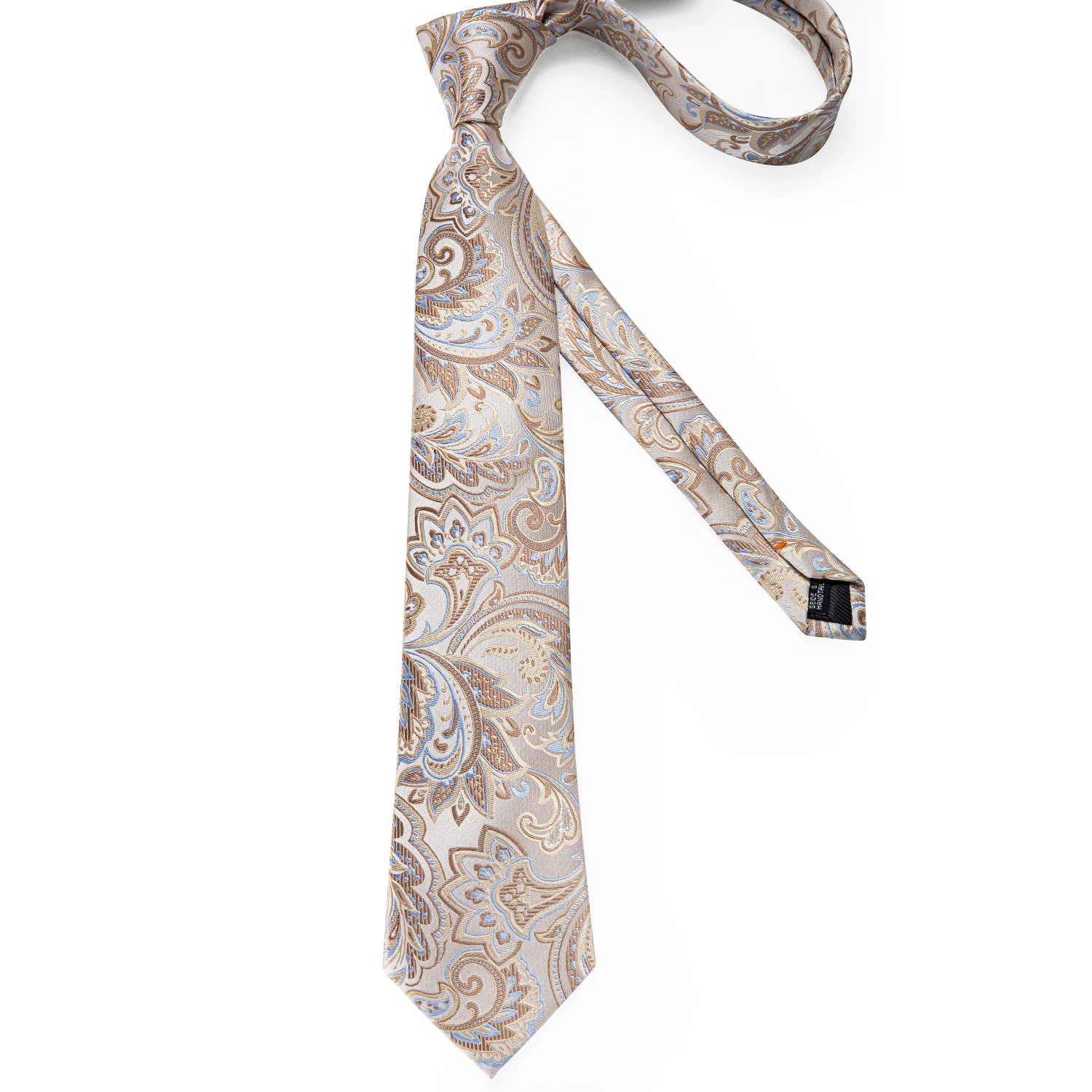 Fashion Paisley Men's Ties Gold Teal Green Black Tie For Men 8cm Business Wedding Accessories Cravat Gift For Men DiBanGu