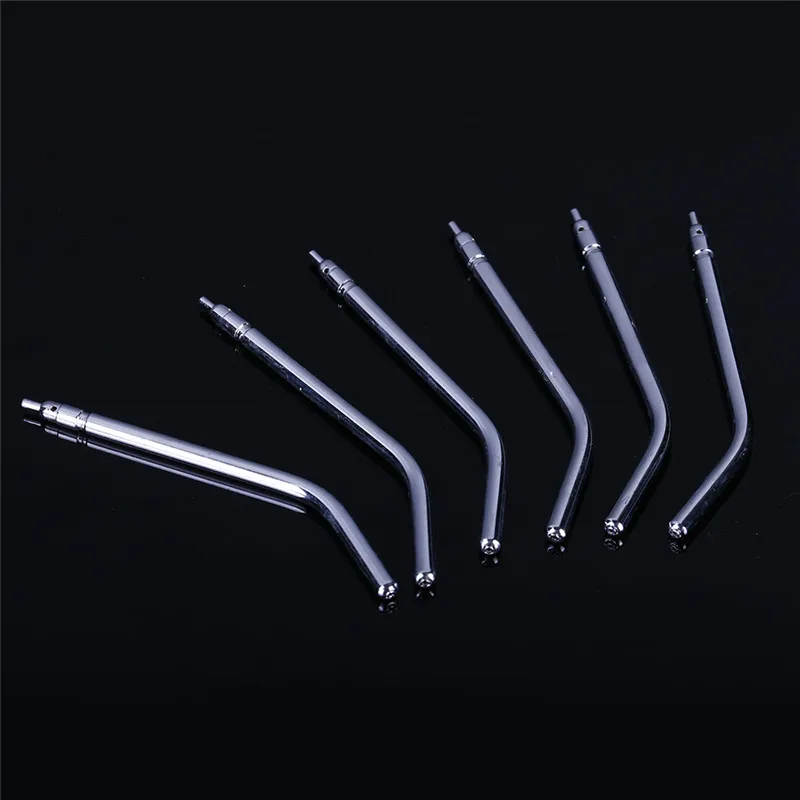 10pcs/bag 3 Way Dental Air Water Syringe Spray Nozzles Tips Tube Stainless Steel Syringe Spray Nozzles Tips for Teeth Whitening