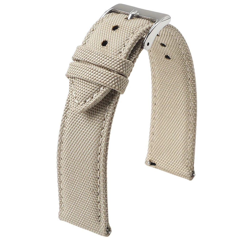 18mm 19mm 20mm 21mm 22mm 24mm Sailcloth Watch Strap Wear-Resistant Breathable Nylon Watchband Quick Release Band Belt For Men