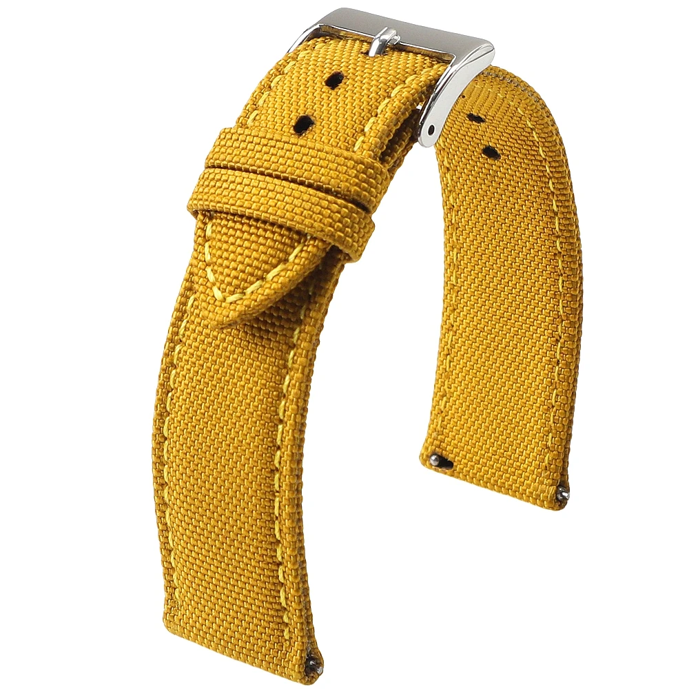 18mm 19mm 20mm 21mm 22mm 24mm Sailcloth Watch Strap Wear-Resistant Breathable Nylon Watchband Quick Release Band Belt For Men