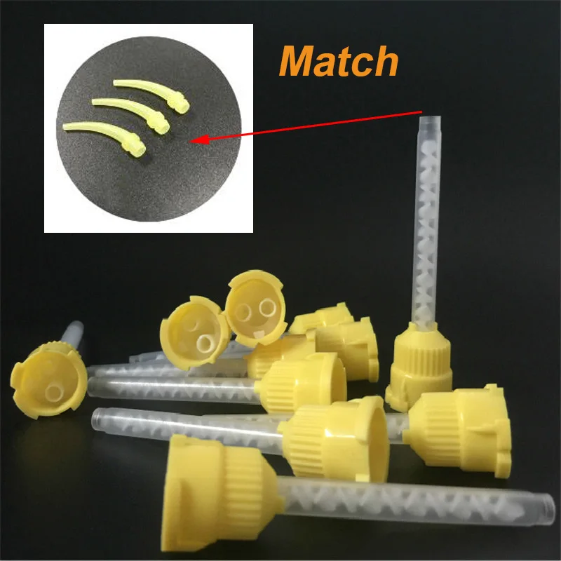 Dental Impression Mixing Dispensing Gun Universal Dispenser Gun 1:1 /1:2 Silicon Rubber Dispenser Gun 10:1 Dentist Tools