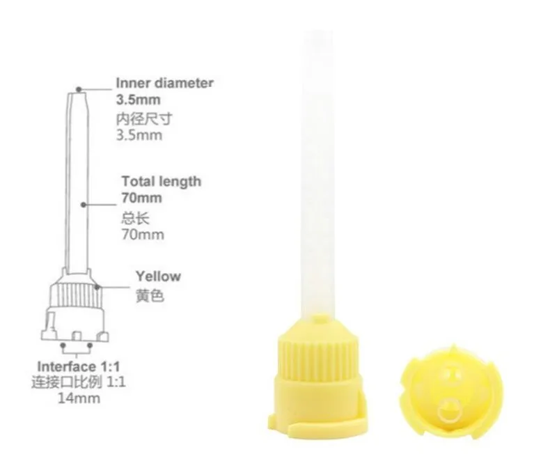 Dental Impression Mixing Dispensing Gun Universal Dispenser Gun 1:1 /1:2 Silicon Rubber Dispenser Gun 10:1 Dentist Tools