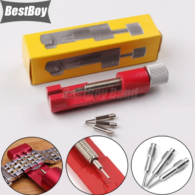 Metal Watch Repair Tool Adjusting Watch Strap Tool with Watch Pin Band Bracelet Link Pin Tool Remover Easy To Remover Adjust