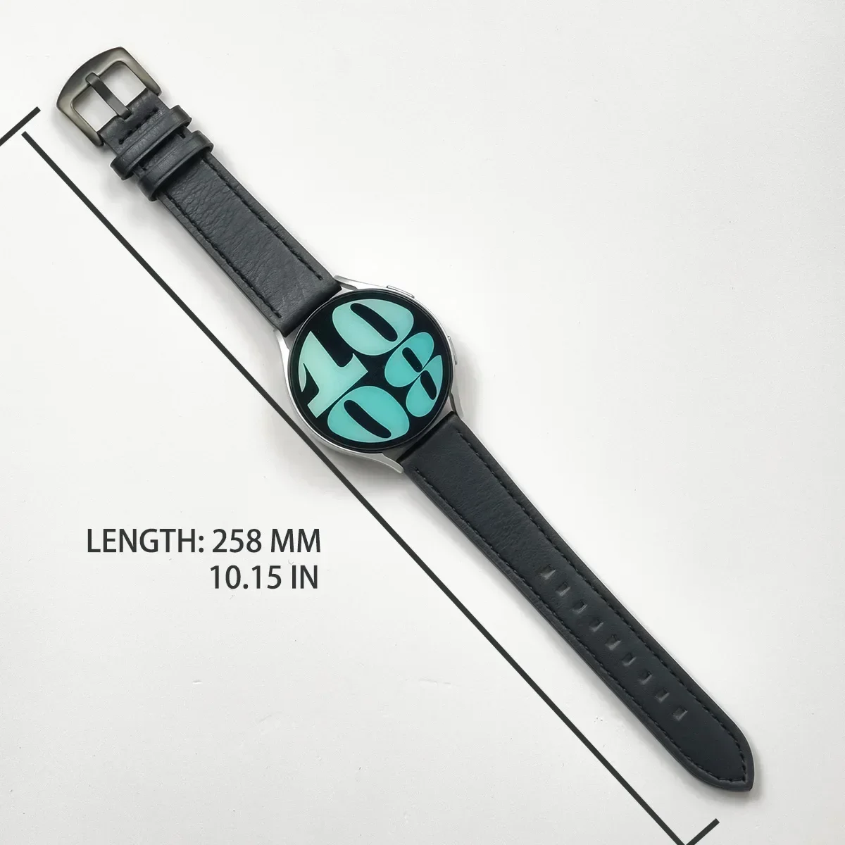 20mm 22mm Leather Strap for Samsung Galaxy Watch 6 5 4 40mm 44mm Gear Band Vintage Bracelet for Xiaomi Redmi Watch 3 Lite/Active