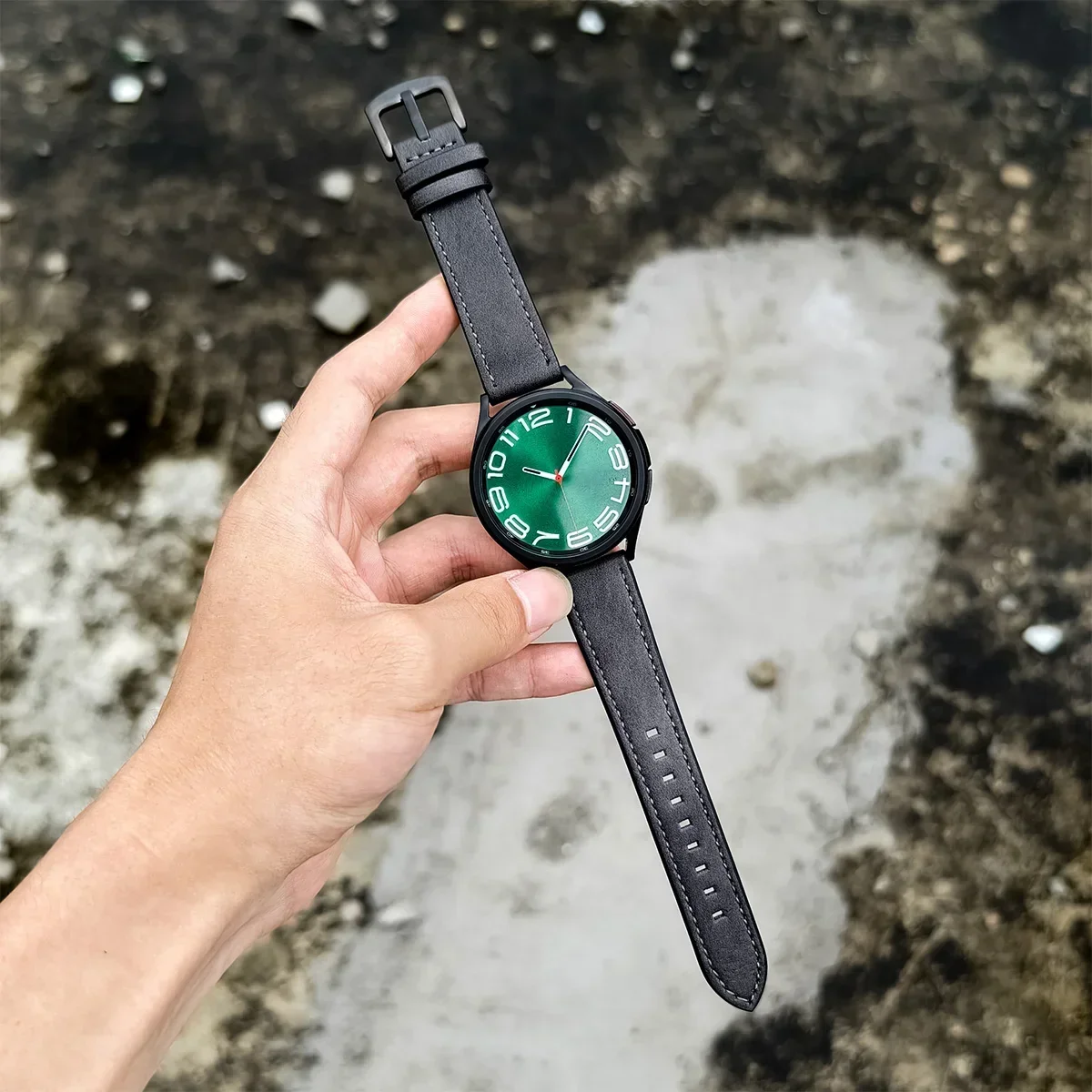 20mm 22mm Leather Strap for Samsung Galaxy Watch 6 5 4 40mm 44mm Gear Band Vintage Bracelet for Xiaomi Redmi Watch 3 Lite/Active
