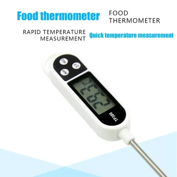 Food Thermometer TP300 Digital Kitchen Water Oil Thermometer for Meat Cooking Food Probe BBQ Electronic Oven Kitchen Tools