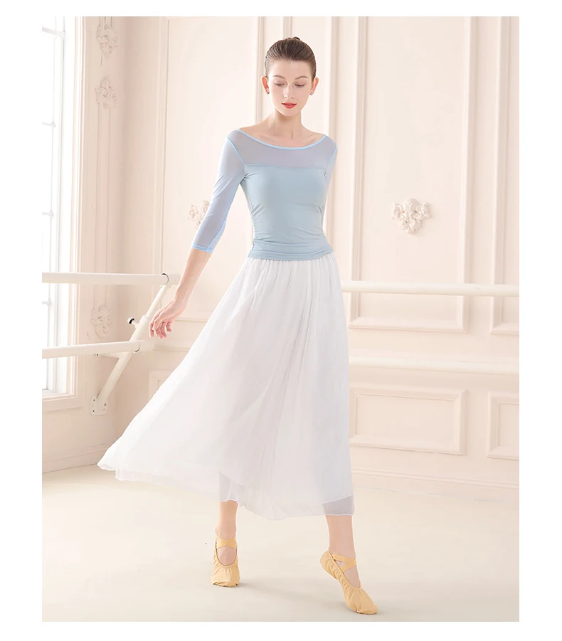 Ballet Leotards For Women Dance Costume Short/Long Sleeve Mesh Splice Adult Ballet Dance Wear Gymnastics Leotard топик женский