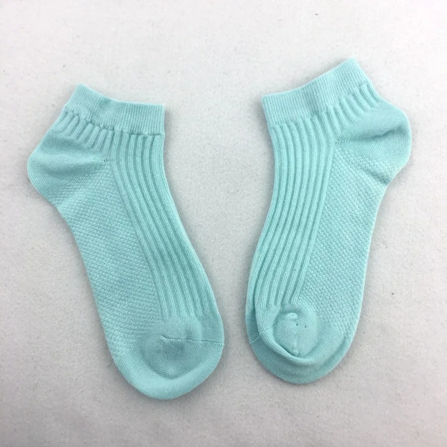 5 Pairs 100 Cotton Socks Women Men Female 1 Set Lot Color Pack Candy Color Ladies Sock Solid Color Invisible Female Sock Unisex