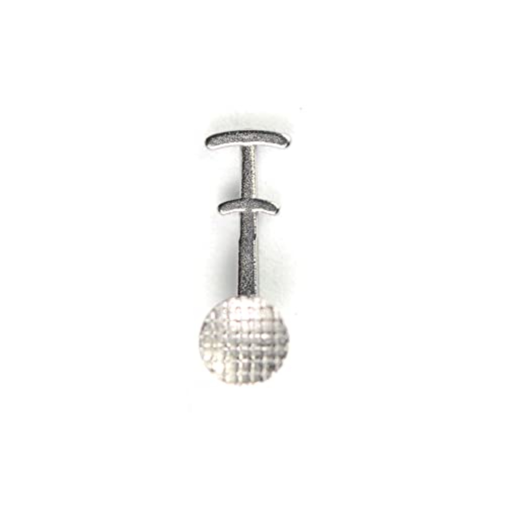 10Pcs/Pack Dental Orthodontic Lingual Button Bondble Multi-Hook Botton Monoblock Double Hooks Stainless Steel Dentist Materials