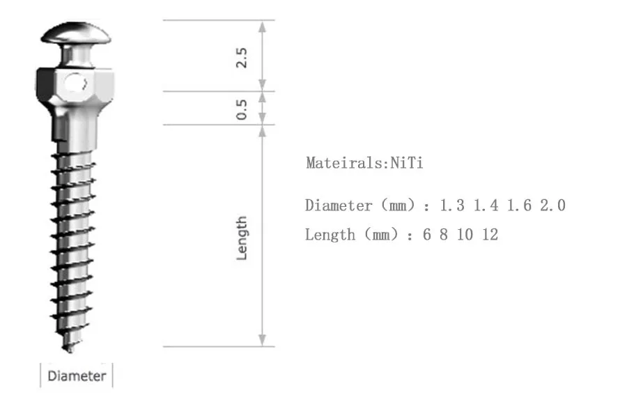 Dental Orthodontic Matching Tool Micro Screw Driver for Self Drilling Tool Dentist Tools Diameter 1.6mm 1.8mm