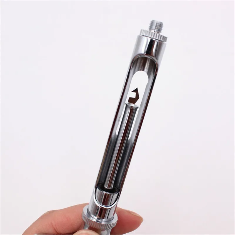 Dental Syringe Stainless Steel Dentistry Surgical Instrument With Head Dental Teeth Care Dental Anesthesia Aspirating Syringe