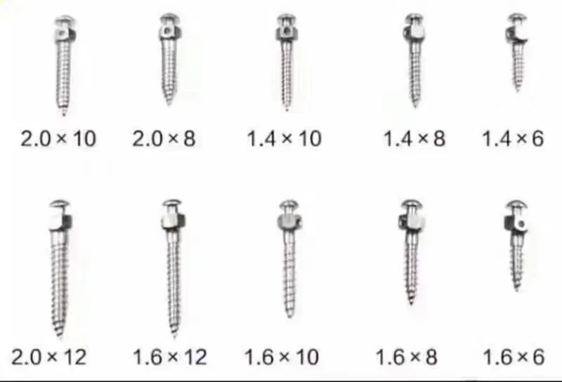 Dental Orthodontic Screws Titanium Alloy Matching Tool Micro Screw Driver for Self Drilling Tool Mini Screw 1.6*8