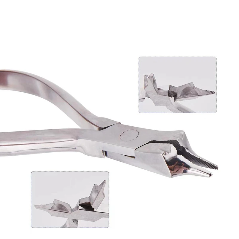 Dental Three Jaws Plier Orthodontic Oral Instrument Laboratory Technical Plier Wire Bending Pliers 127# Pliers Dentist Tools