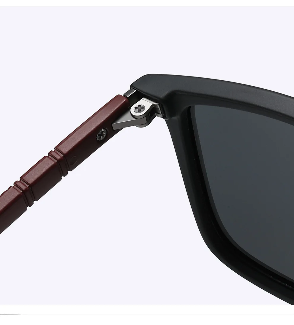 Fashion Square Polarized Sunglasses man Driving Fishing Luxury Brand Designer UV400 Eyewear