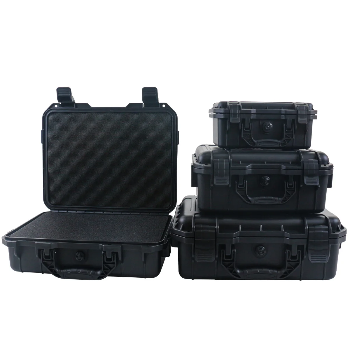 1pc Waterproof Hard Carry Case Bag Tool Case With Pre-cut Sponge Storage Box Safety Protector Organizer Hardware Toolbox