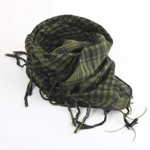 Fashion Military Fashion Lightweight Army Plaid Scarf Unisex Tactical Arab Scarf To Keep Warm