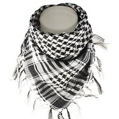 Fashion Military Fashion Lightweight Army Plaid Scarf Unisex Tactical Arab Scarf To Keep Warm