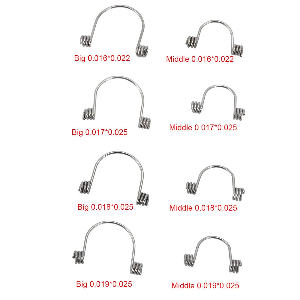 AG 10PCS Orthodontic Torque spring Orthodontic Spring Stainless Steel Dental Supply Orthodontic Bracket