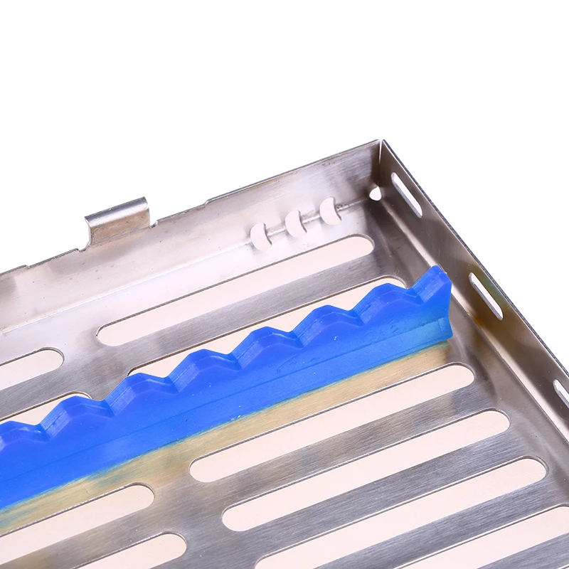 Dental Sterilization Rack Surgical Autoclavable Sterilization Box Dental Cassette File Burs Disinfection Tray Dentist Tools
