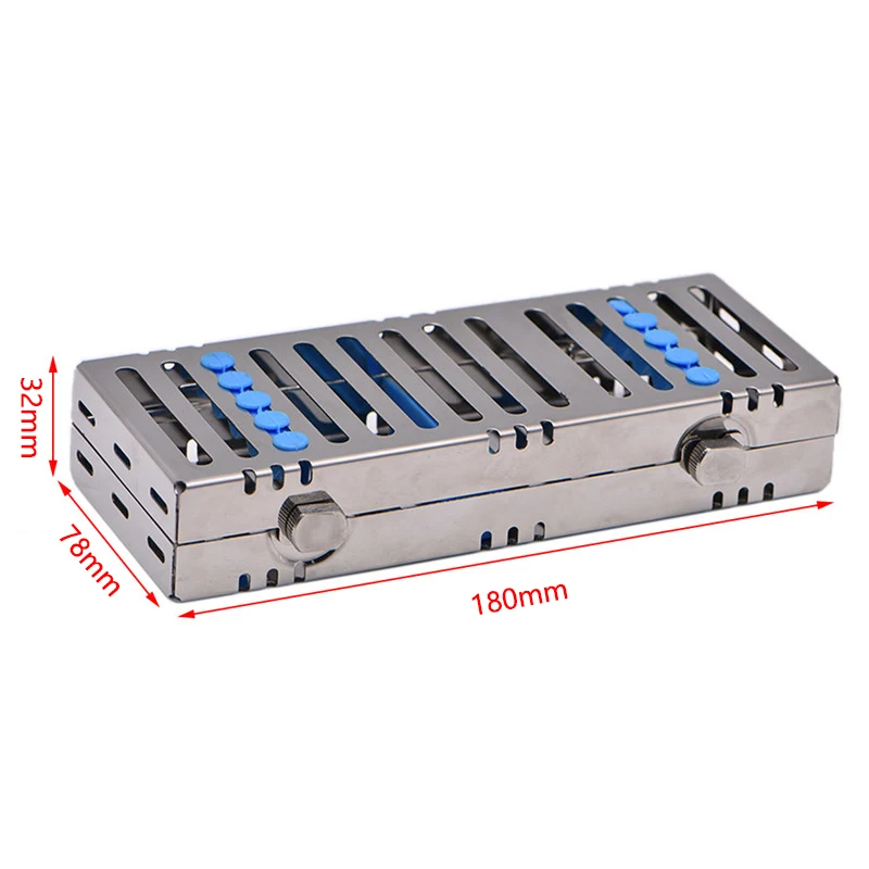 Dental Sterilization Rack Surgical Autoclavable Sterilization Box Dental Cassette File Burs Disinfection Tray Dentist Tools