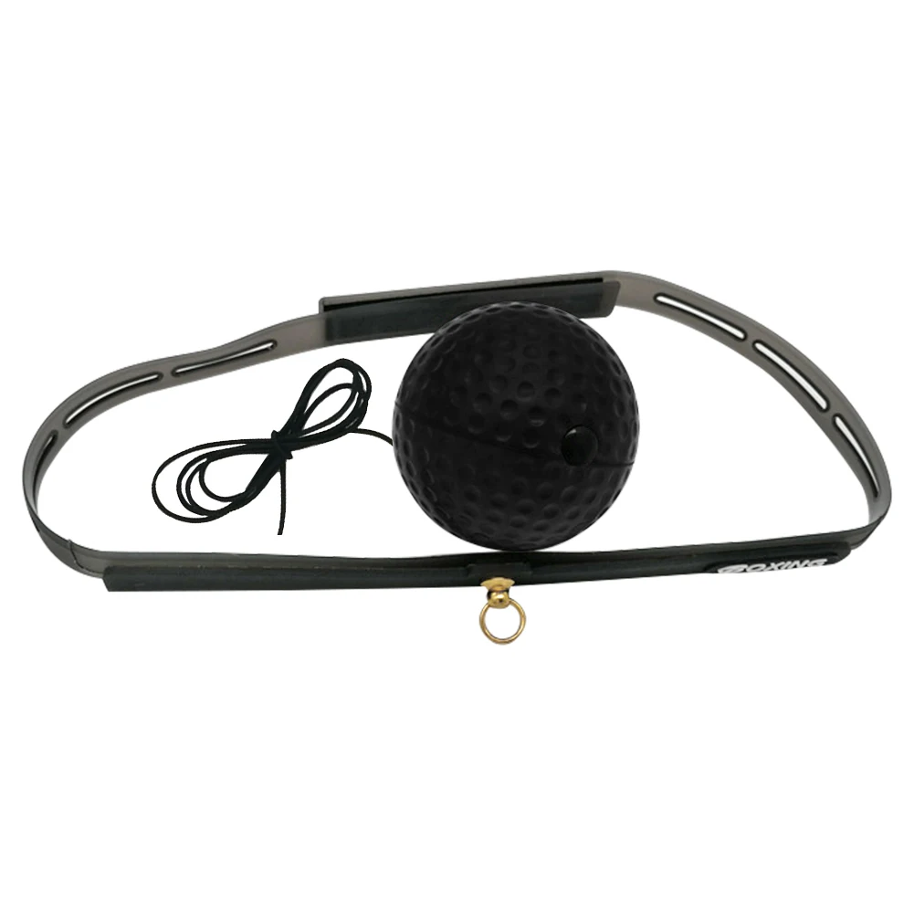 Boxing Reflex Speed Punch Ball Boxing Rubber Balls for Agility Reaction Training with Sweatband Fitness Equipments Accessories