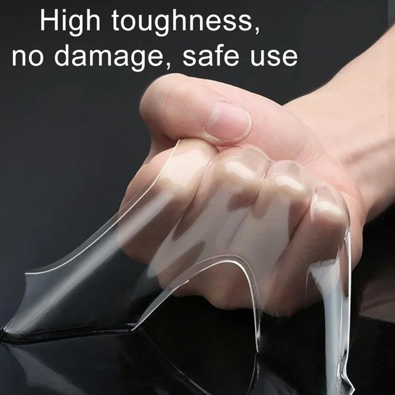 Nano Double sided Adhesive Tape Extra Strong Waterproof Transparent Traceless Tape Thickened Reusable Decorative Tape Home Tools
