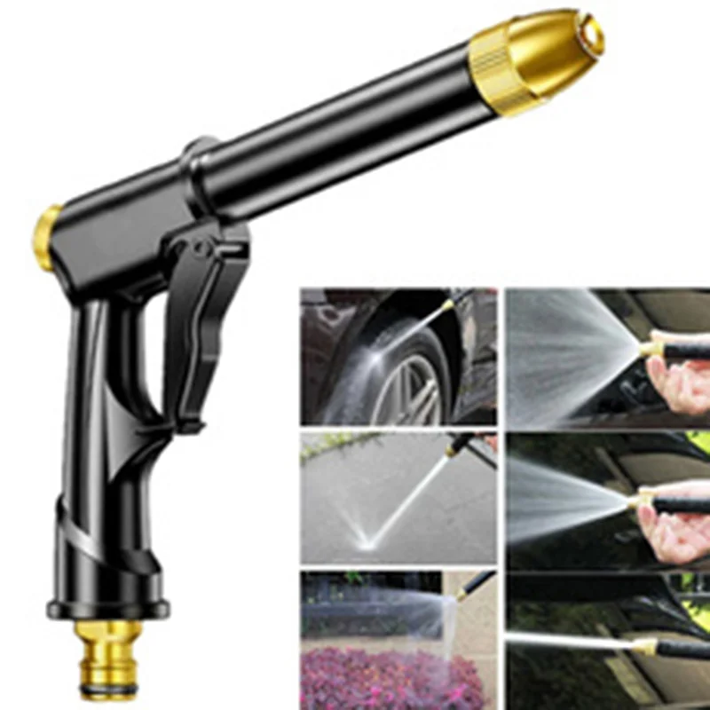 1/3/5pcs High Pressure Water Gun Car Washing Garden Watering Hose Nozzle Sprinkler Foam Jug Water Faucet Joint Quick Connector