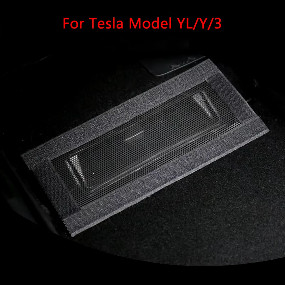 TESY For Tesla All Model YL Y Juniper Launch Model 3 Highland Air Outlet Under Seat Protective Cover 1 Pair Vent Mesh Filter