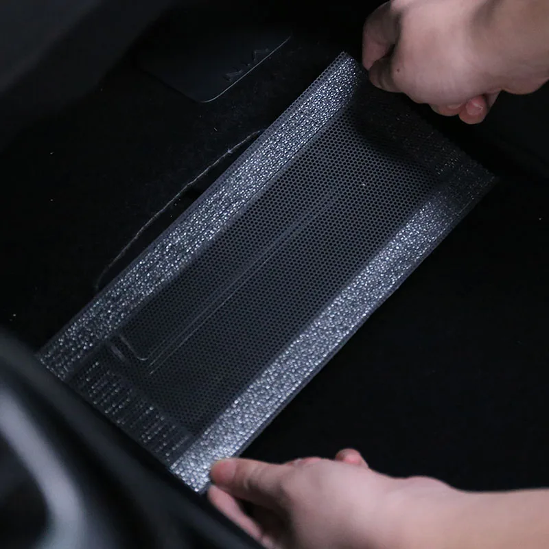 TESY For Tesla All Model YL Y Juniper Launch Model 3 Highland Air Outlet Under Seat Protective Cover 1 Pair Vent Mesh Filter