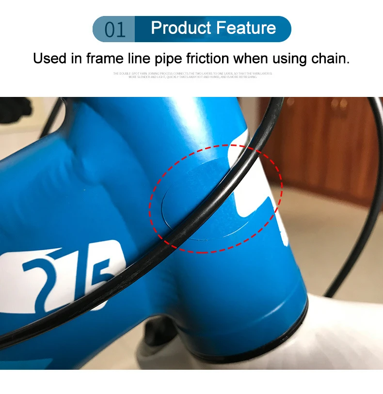 Bike Frame Sticker Protection Waterproof Bicycle Protector Film Stickers Wear-resisting Frame Protector Bicycle Protective Film