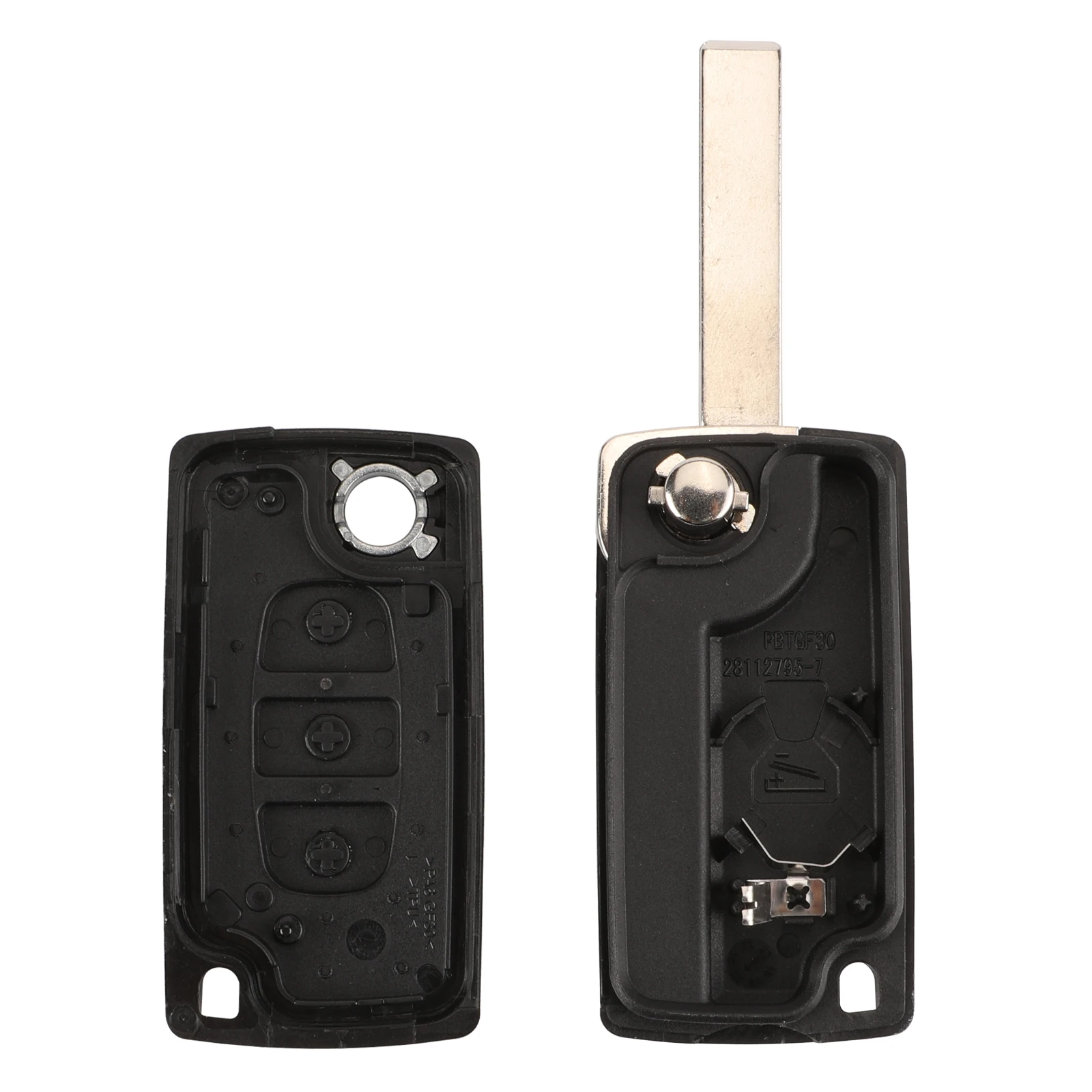 Jingyuqin 2/3 Buttons for Peugeot 207 307 308 407 607 807 For Citroen C2 C3 C4 C5 C6 Auto Remote key Case Va2/Hu83 CE0523 CE0536