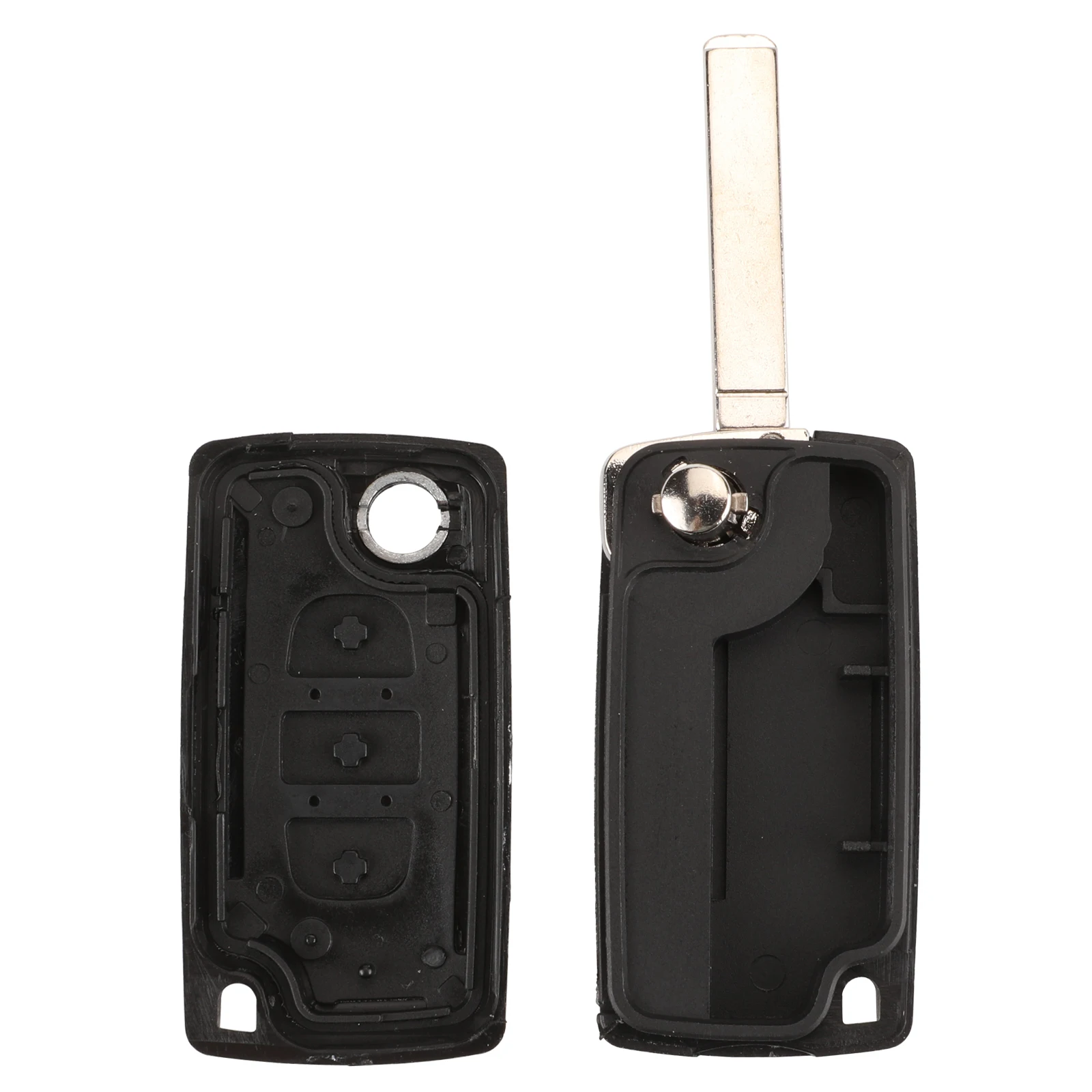 Jingyuqin 2/3 Buttons for Peugeot 207 307 308 407 607 807 For Citroen C2 C3 C4 C5 C6 Auto Remote key Case Va2/Hu83 CE0523 CE0536